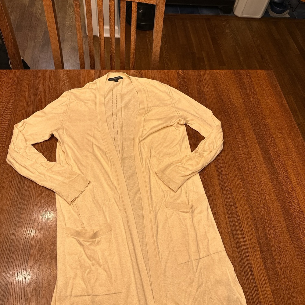 Women's Cream Duster Sweater